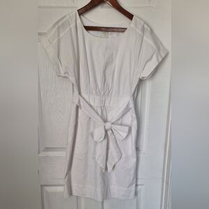 HD In Paris White Cotton Dress Size 4